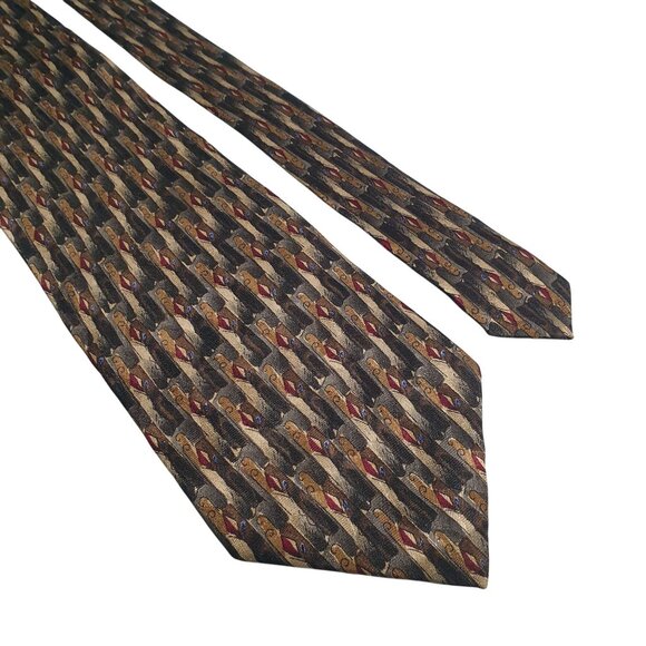 J Garcia Collection Fourteen Silk Necktie Like A Twittering Machine Vintage - Picture 2 of 5